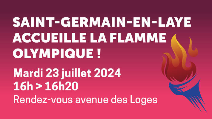  - La flamme olympique de passage à Saint-Germain-en-Laye !