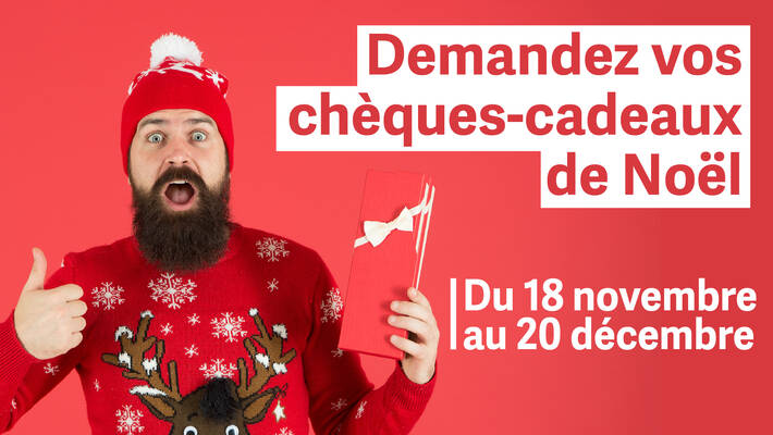  - Chèques-cadeaux de Noël